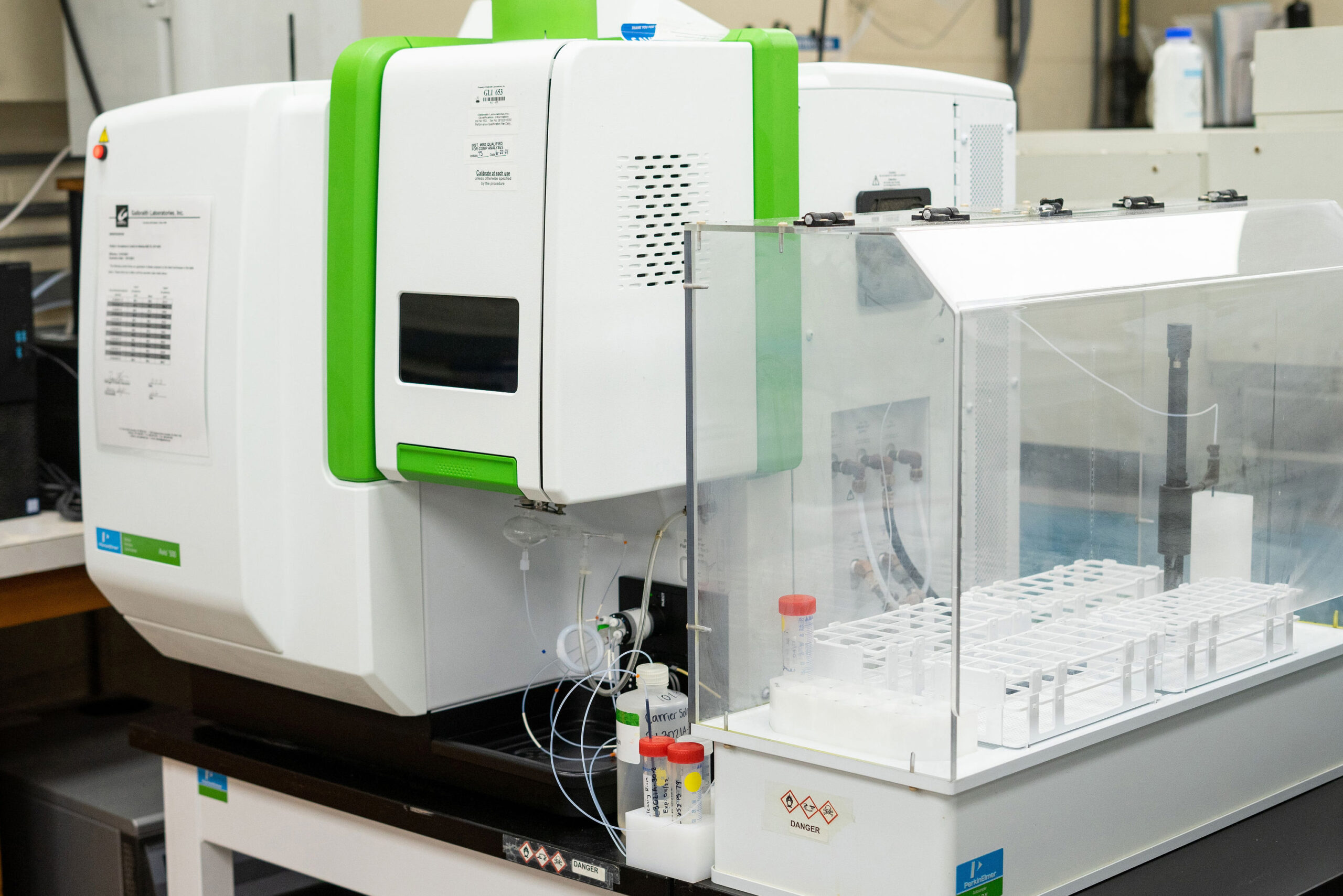 Spectroscopy Testing Galbraith Laboratories, Inc.